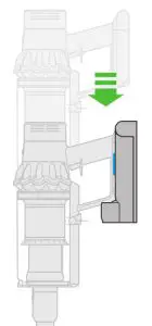 dyson 226364-01 Cyclone V10 Vacuum Cleaner- the dock