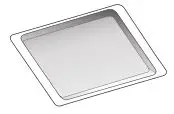 Whirlpool Microwave Oven - RECTANGULAR BAKING TRAY