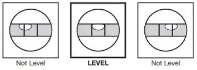 Whirlpool Top Load Washer - Check levelness of washer Level