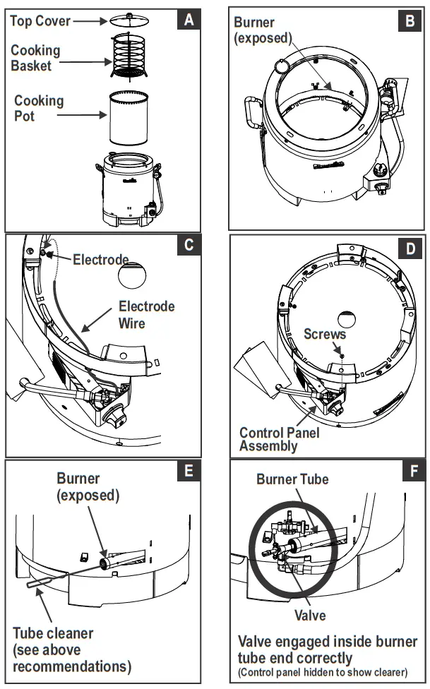 Cleaning the Burner Assembly