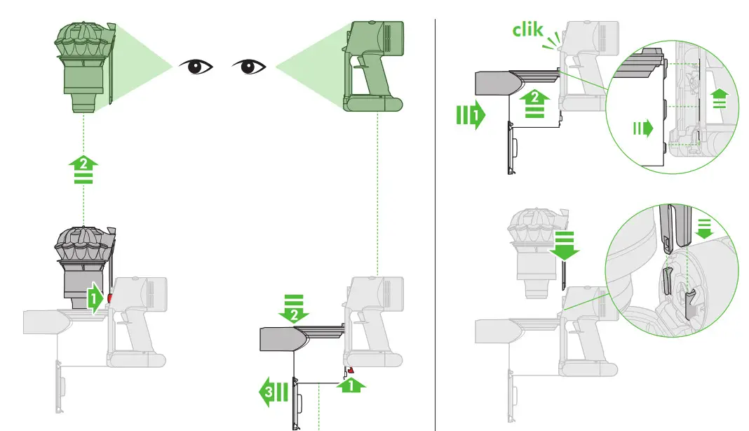 Dyson Cordless Stick Vacuum - Stubborn blockages
