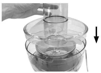 Breville BJE200 Juice Fountain Compact Juicer- plastic wings