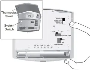 ATTACHING THE THERMOSTAT FIG 1