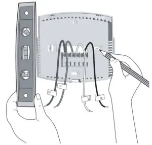 INSTALLING THE THERMOSTAT FIG 1