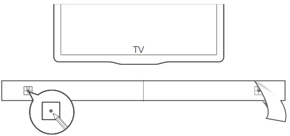 Wall mount the Soundbar