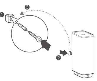 Wall mounting the Surround Speaker