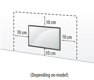LG LED TV Owner’s Manual - Mounting to the Wall