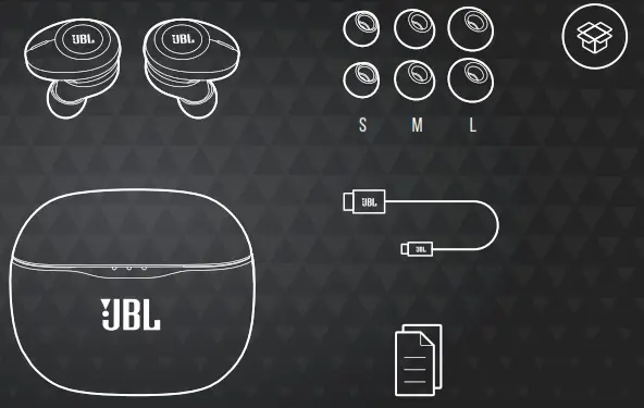 JBL ENUT 521WTS - Headphone, Cable