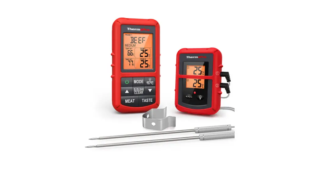 ThermoPro Remote Food Thermometer with Dual Probe TP-20 Instructions - Manualsee
