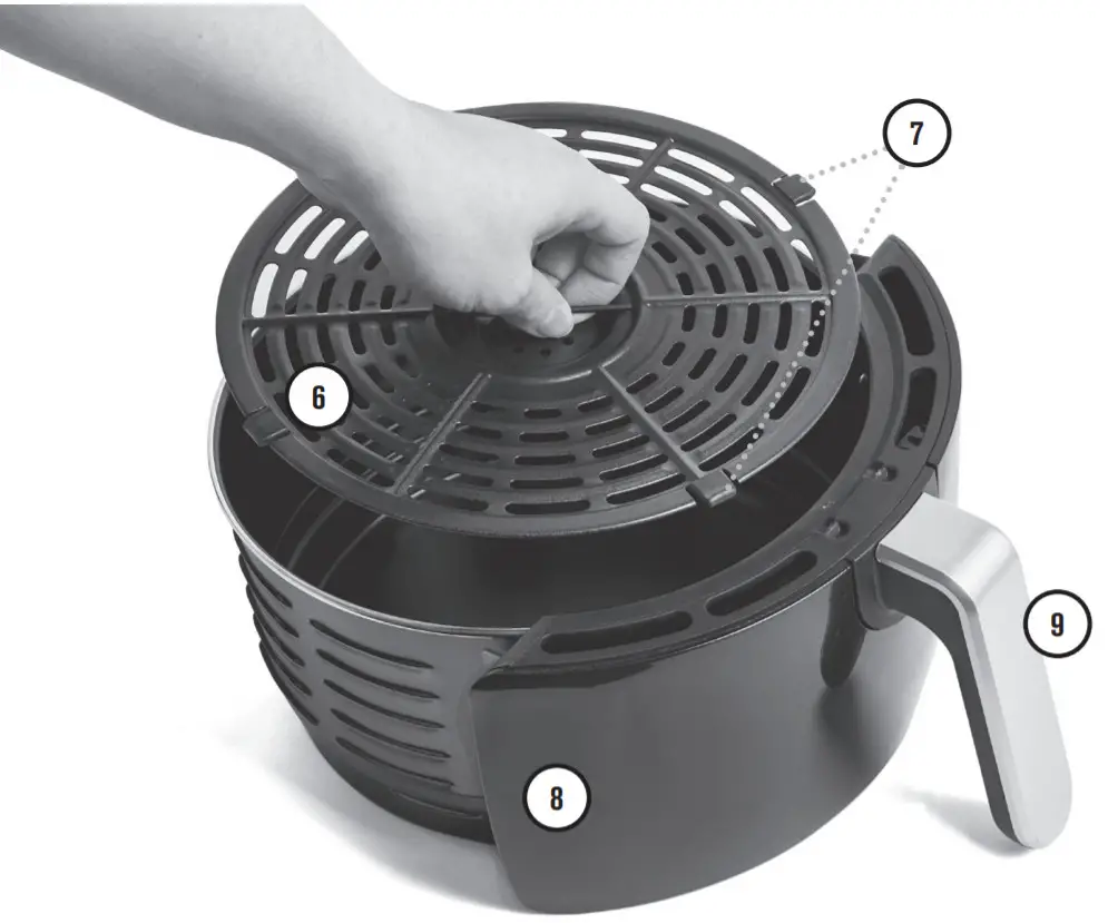 EMERIL LAGASSE HF-196DT Air Fryer - Parts3